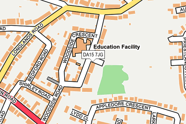 Map of THE LITTLE BRICK FACTORY LTD at local scale