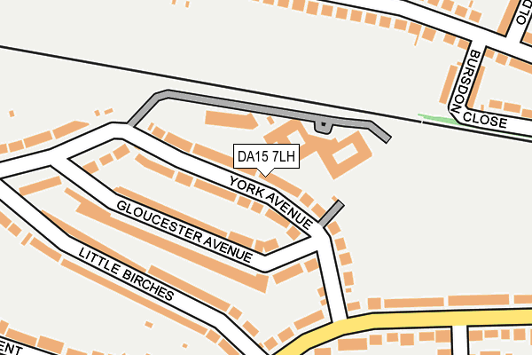 DA15 7LH map - OS OpenMap – Local (Ordnance Survey)