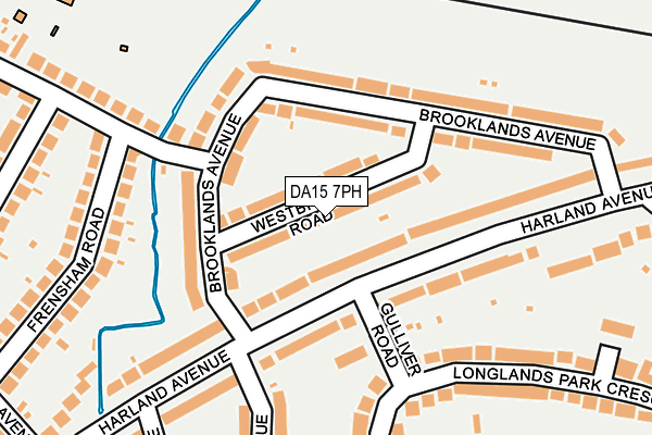 DA15 7PH map - OS OpenMap – Local (Ordnance Survey)