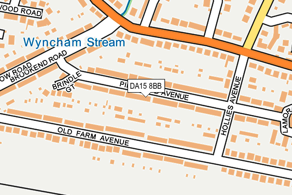 DA15 8BB map - OS OpenMap – Local (Ordnance Survey)
