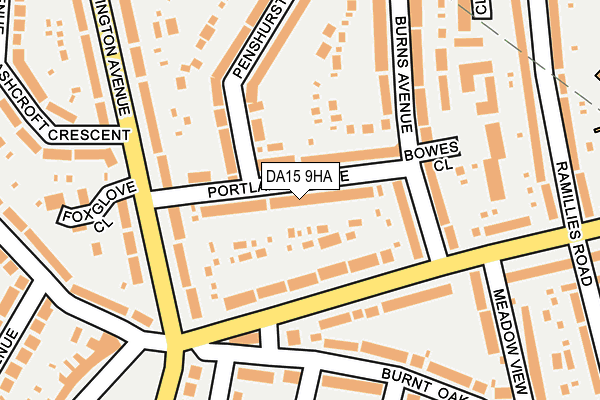 Map of STRAIGHT WAY LTD at local scale