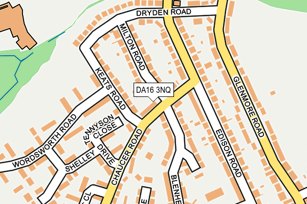 DA16 3NQ map - OS OpenMap – Local (Ordnance Survey)
