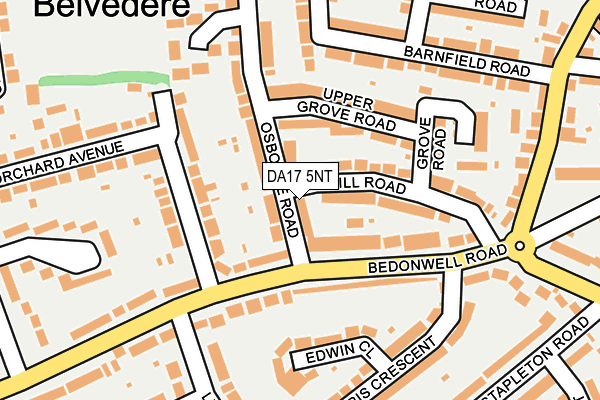 DA17 5NT map - OS OpenMap – Local (Ordnance Survey)