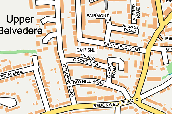 DA17 5NU map - OS OpenMap – Local (Ordnance Survey)