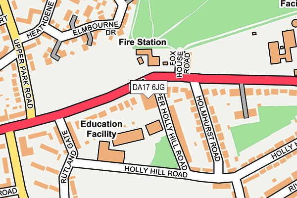 Map of OLD COLLEGE COURT APARTMENTS LIMITED at local scale