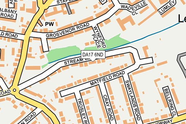 DA17 6ND map - OS OpenMap – Local (Ordnance Survey)