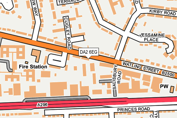 DA2 6EG map - OS OpenMap – Local (Ordnance Survey)