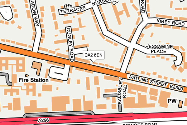 DA2 6EN map - OS OpenMap – Local (Ordnance Survey)