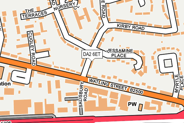DA2 6ET map - OS OpenMap – Local (Ordnance Survey)