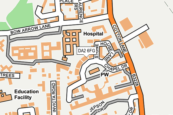 DA2 6FG map - OS OpenMap – Local (Ordnance Survey)