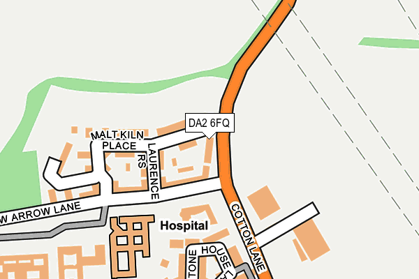 DA2 6FQ map - OS OpenMap – Local (Ordnance Survey)