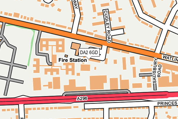 DA2 6GD map - OS OpenMap – Local (Ordnance Survey)