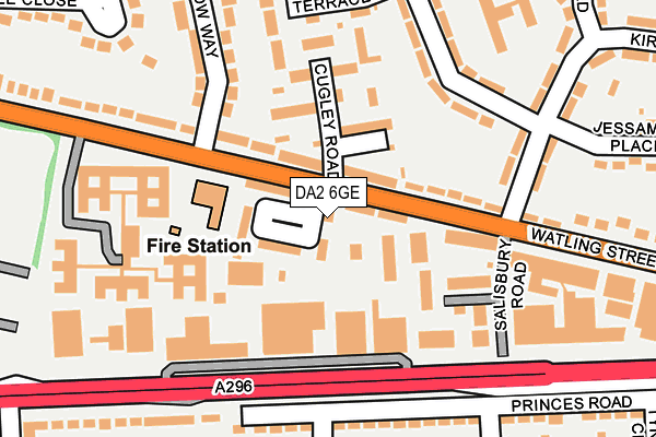 DA2 6GE map - OS OpenMap – Local (Ordnance Survey)
