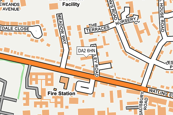 DA2 6HN map - OS OpenMap – Local (Ordnance Survey)