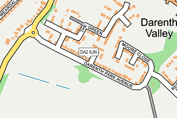 DA2 6JN map - OS OpenMap – Local (Ordnance Survey)