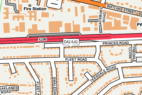 DA2 6JQ map - OS OpenMap – Local (Ordnance Survey)