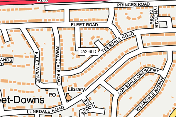 DA2 6LD map - OS OpenMap – Local (Ordnance Survey)