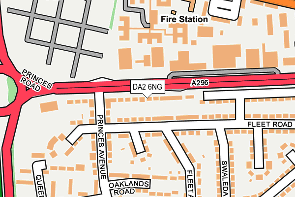DA2 6NG map - OS OpenMap – Local (Ordnance Survey)