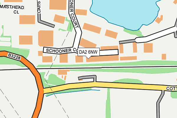 DA2 6NW map - OS OpenMap – Local (Ordnance Survey)
