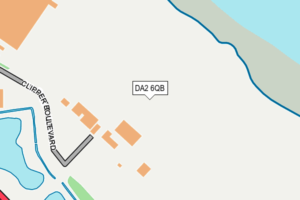 DA2 6QB map - OS OpenMap – Local (Ordnance Survey)