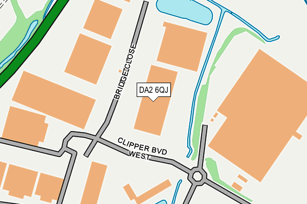 DA2 6QJ map - OS OpenMap – Local (Ordnance Survey)