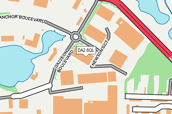 DA2 6QL map - OS OpenMap – Local (Ordnance Survey)