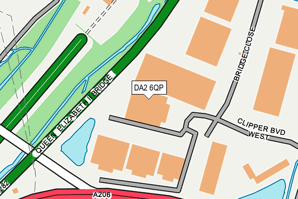 DA2 6QP map - OS OpenMap – Local (Ordnance Survey)
