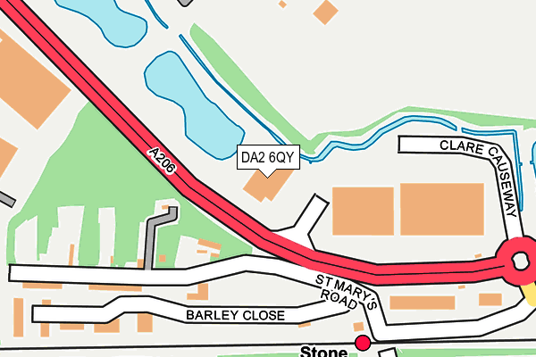 DA2 6QY map - OS OpenMap – Local (Ordnance Survey)