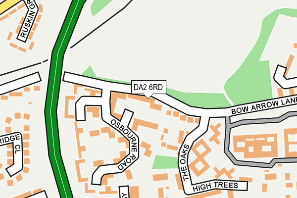 DA2 6RD map - OS OpenMap – Local (Ordnance Survey)