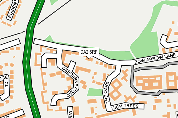 DA2 6RF map - OS OpenMap – Local (Ordnance Survey)