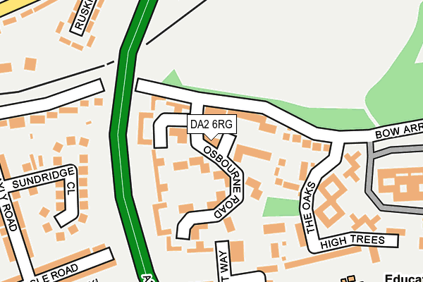 DA2 6RG map - OS OpenMap – Local (Ordnance Survey)