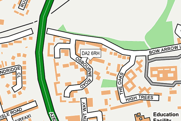 DA2 6RH map - OS OpenMap – Local (Ordnance Survey)