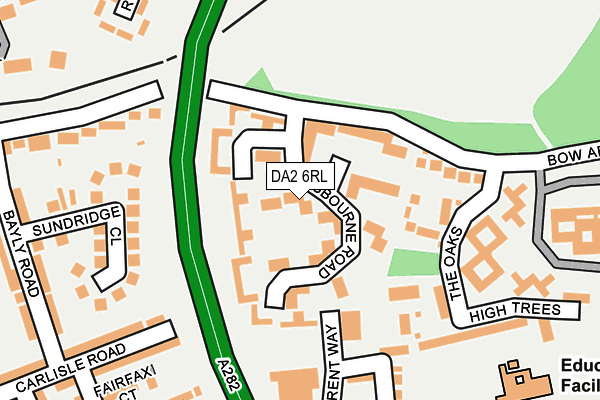 DA2 6RL map - OS OpenMap – Local (Ordnance Survey)