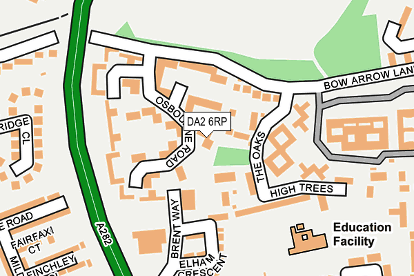 DA2 6RP map - OS OpenMap – Local (Ordnance Survey)