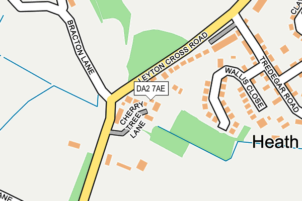 DA2 7AE map - OS OpenMap – Local (Ordnance Survey)