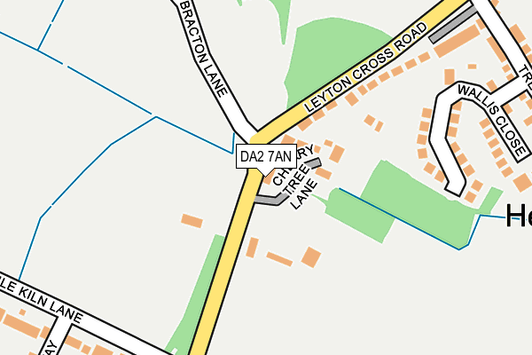 DA2 7AN map - OS OpenMap – Local (Ordnance Survey)
