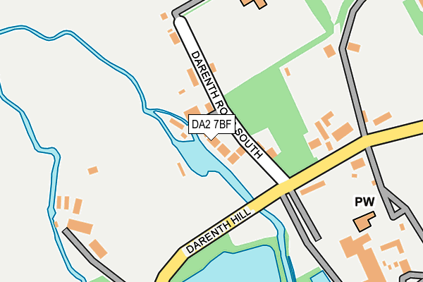 DA2 7BF map - OS OpenMap – Local (Ordnance Survey)