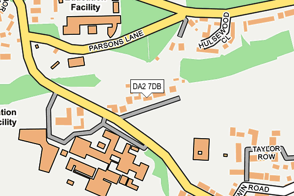 DA2 7DB map - OS OpenMap – Local (Ordnance Survey)