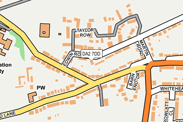 DA2 7DD map - OS OpenMap – Local (Ordnance Survey)