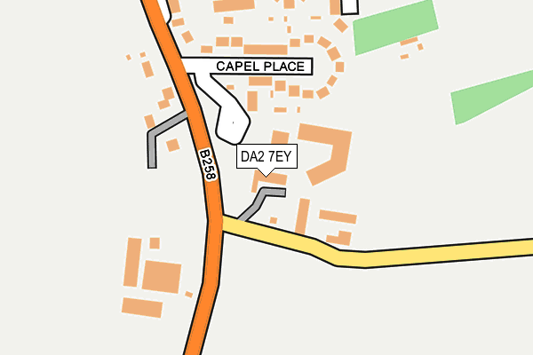 DA2 7EY map - OS OpenMap – Local (Ordnance Survey)
