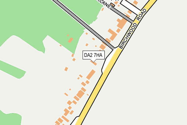 DA2 7HA map - OS OpenMap – Local (Ordnance Survey)