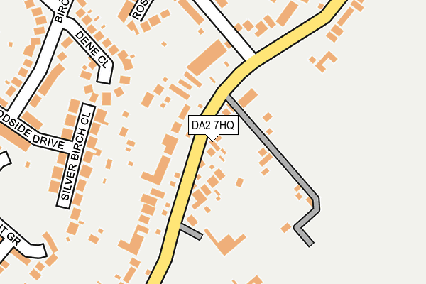 DA2 7HQ map - OS OpenMap – Local (Ordnance Survey)