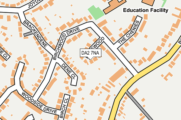DA2 7NA map - OS OpenMap – Local (Ordnance Survey)