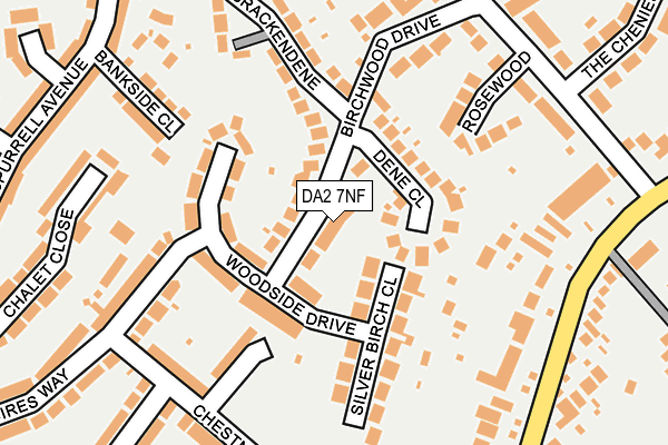 DA2 7NF map - OS OpenMap – Local (Ordnance Survey)