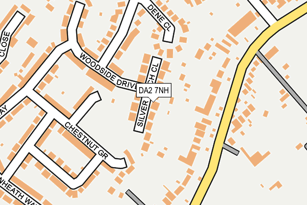 DA2 7NH map - OS OpenMap – Local (Ordnance Survey)