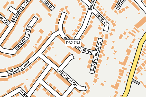 DA2 7NJ map - OS OpenMap – Local (Ordnance Survey)