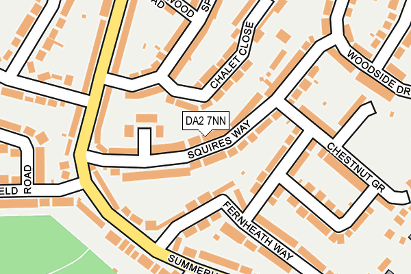 DA2 7NN map - OS OpenMap – Local (Ordnance Survey)