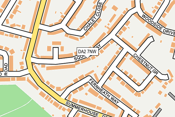 DA2 7NW map - OS OpenMap – Local (Ordnance Survey)