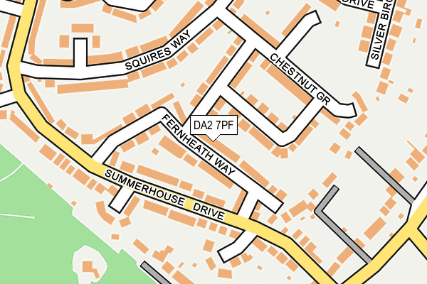 DA2 7PF map - OS OpenMap – Local (Ordnance Survey)