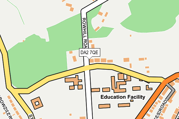 DA2 7QE map - OS OpenMap – Local (Ordnance Survey)
